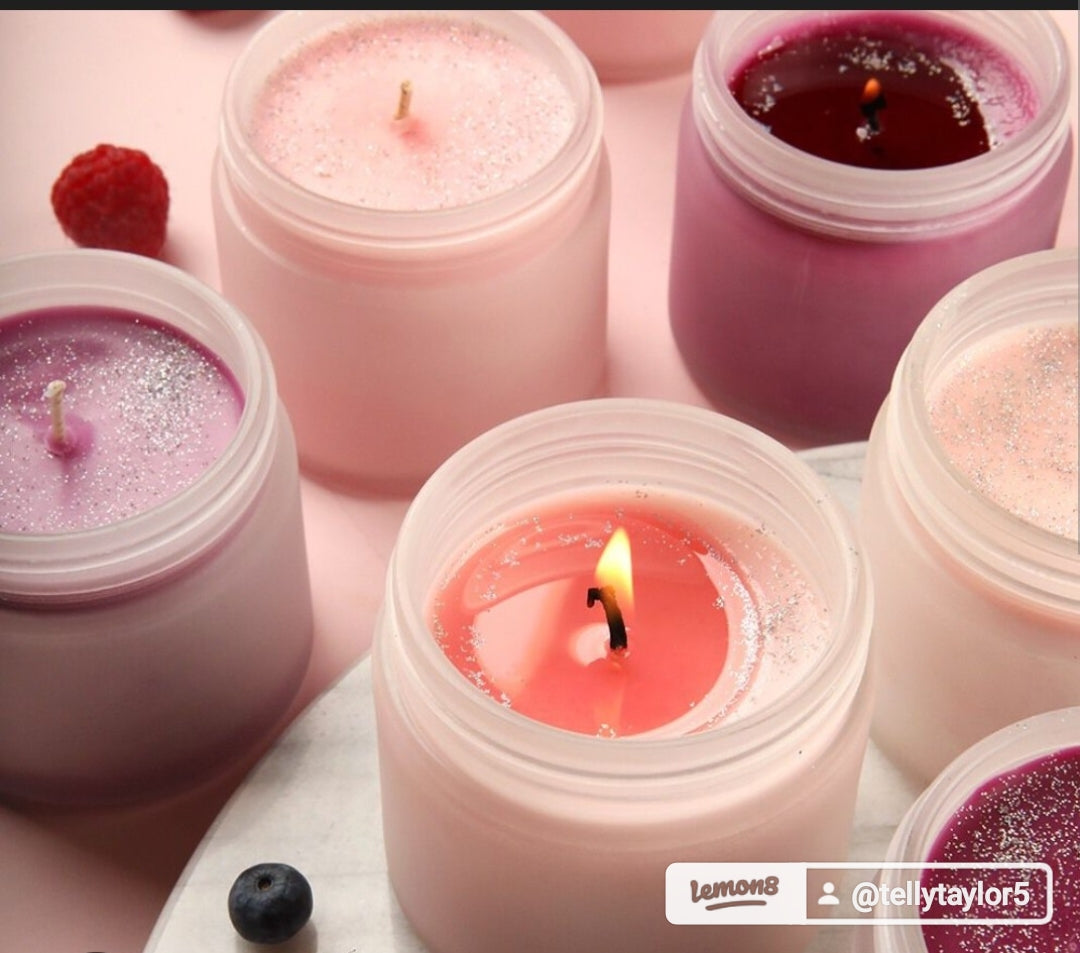 Berry Ice Candle – Handmade Luxury Scented Candle for Home Décor & Relaxation
