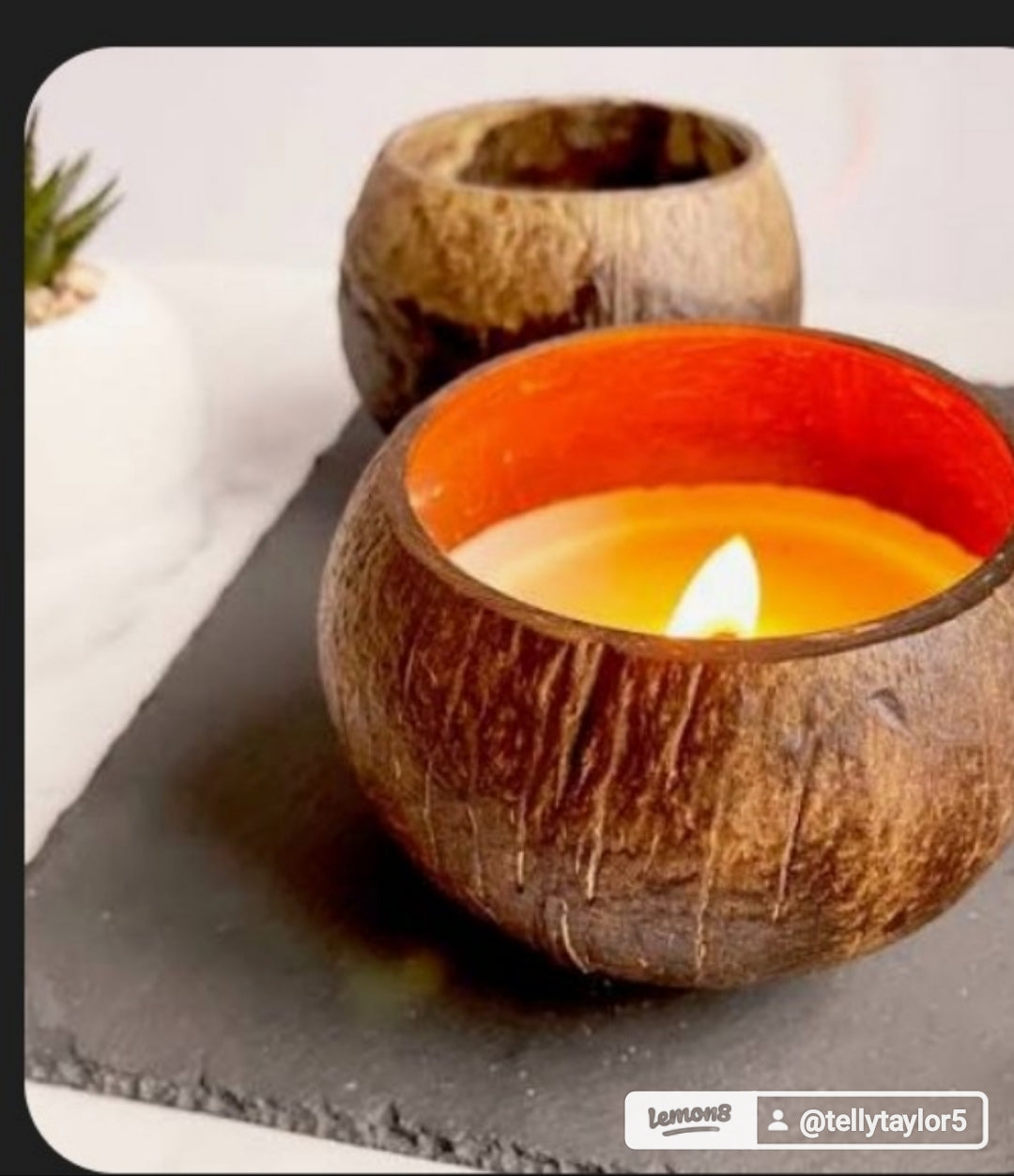 Coconut Candle – Tropical Paradise Home Fragrance
